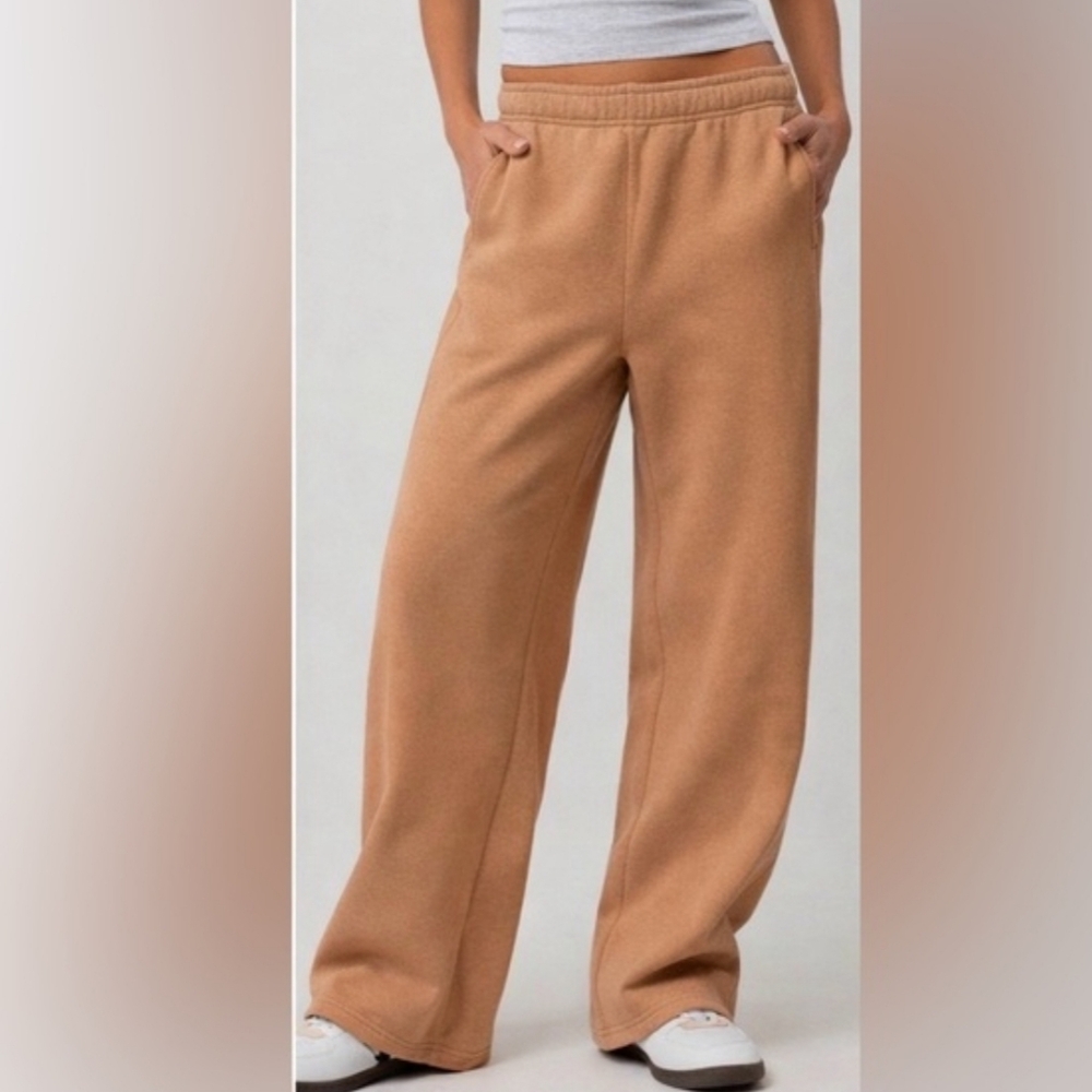 Aerie Cloud Fleece Wide Leg Trouser Style Sweatpants